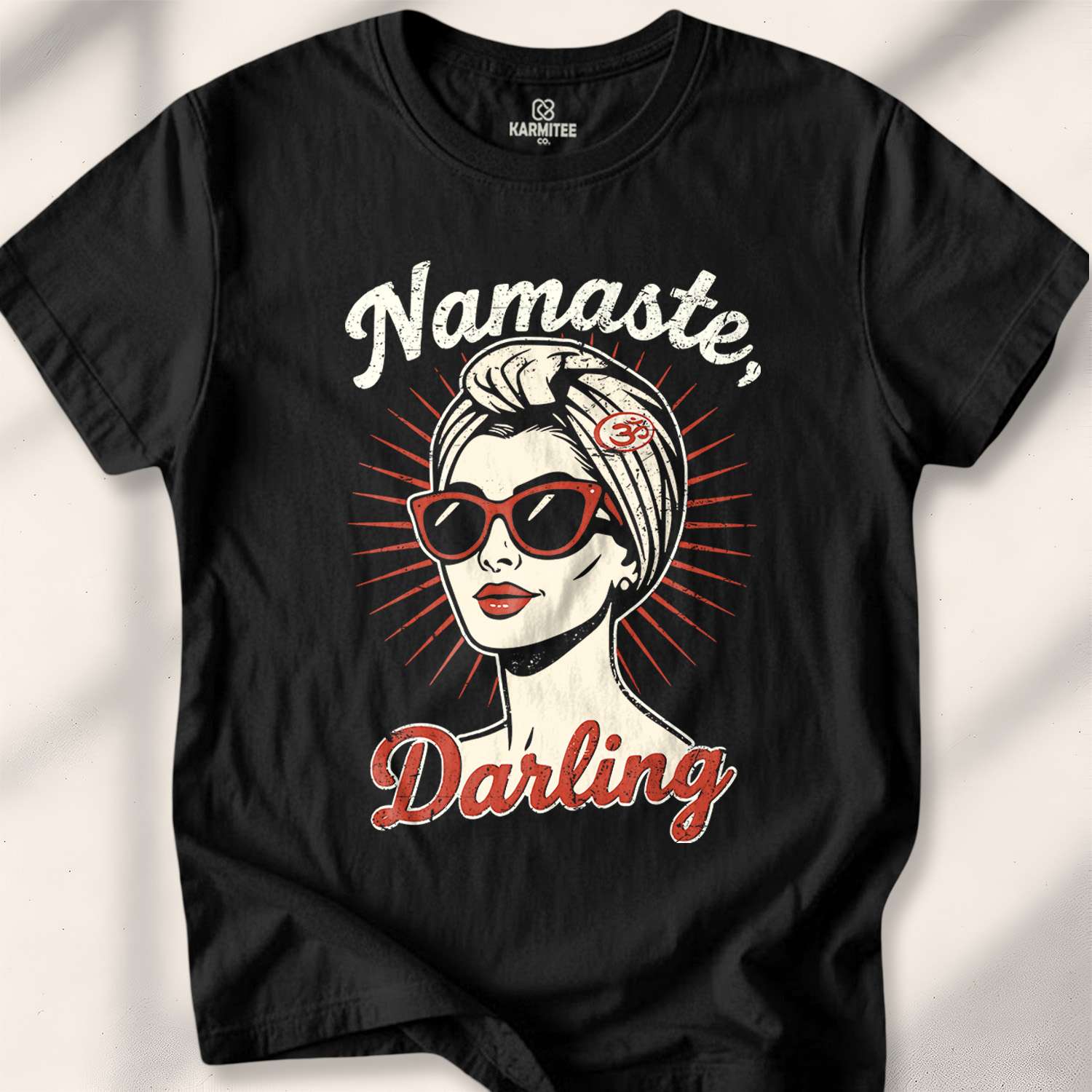 Namaste, Darling T-shirt - Black