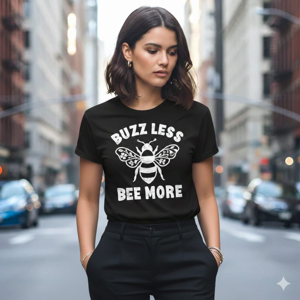 Buzz Less. Bee More T-Shirt