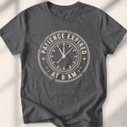 Patience expired at 8 am Tee