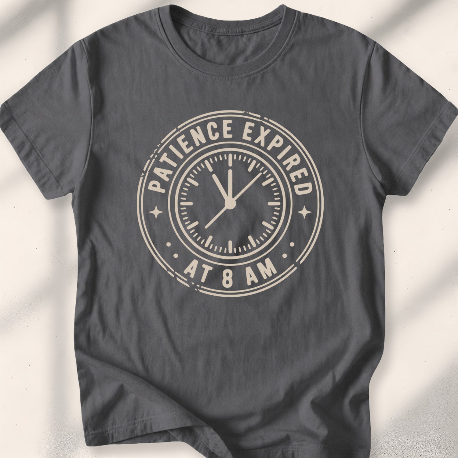 Patience expired at 8 am Tee