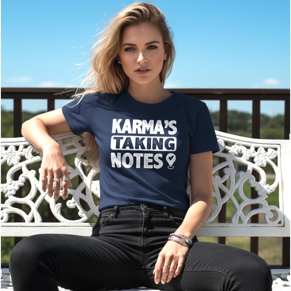 Karma’s Taking Notes T-Shirt