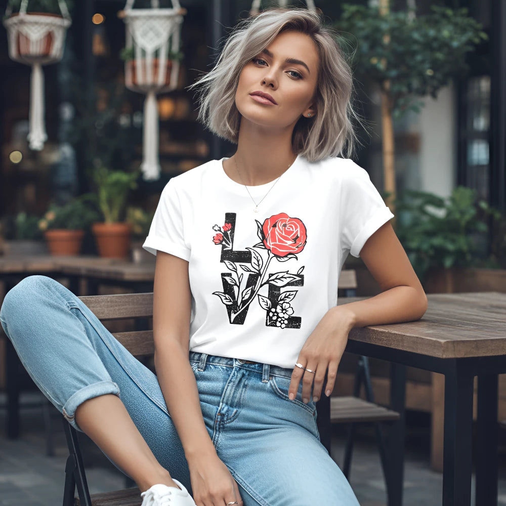Love (With Roses Version) T-Shirt