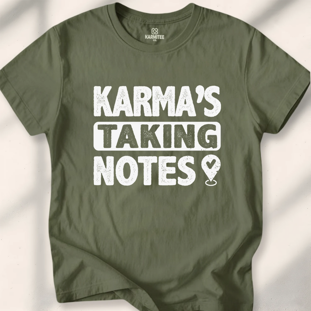 Karma’s Taking Notes Tee