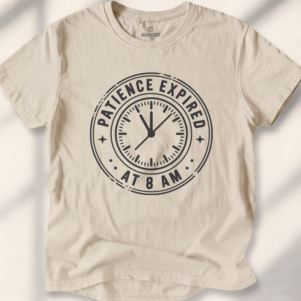 Patience expired at 8 am Tee