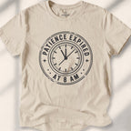Patience expired at 8 am Tee