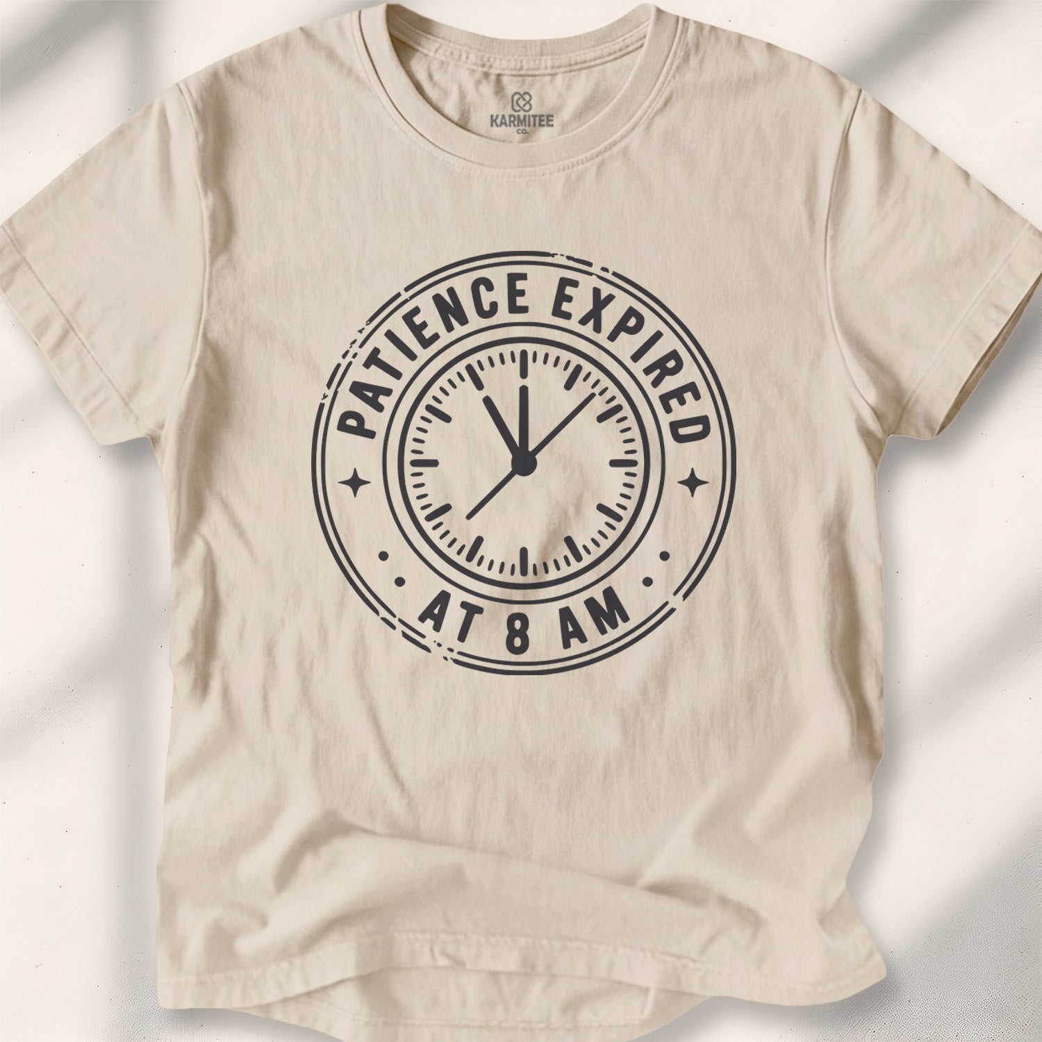 Patience expired at 8 am Tee