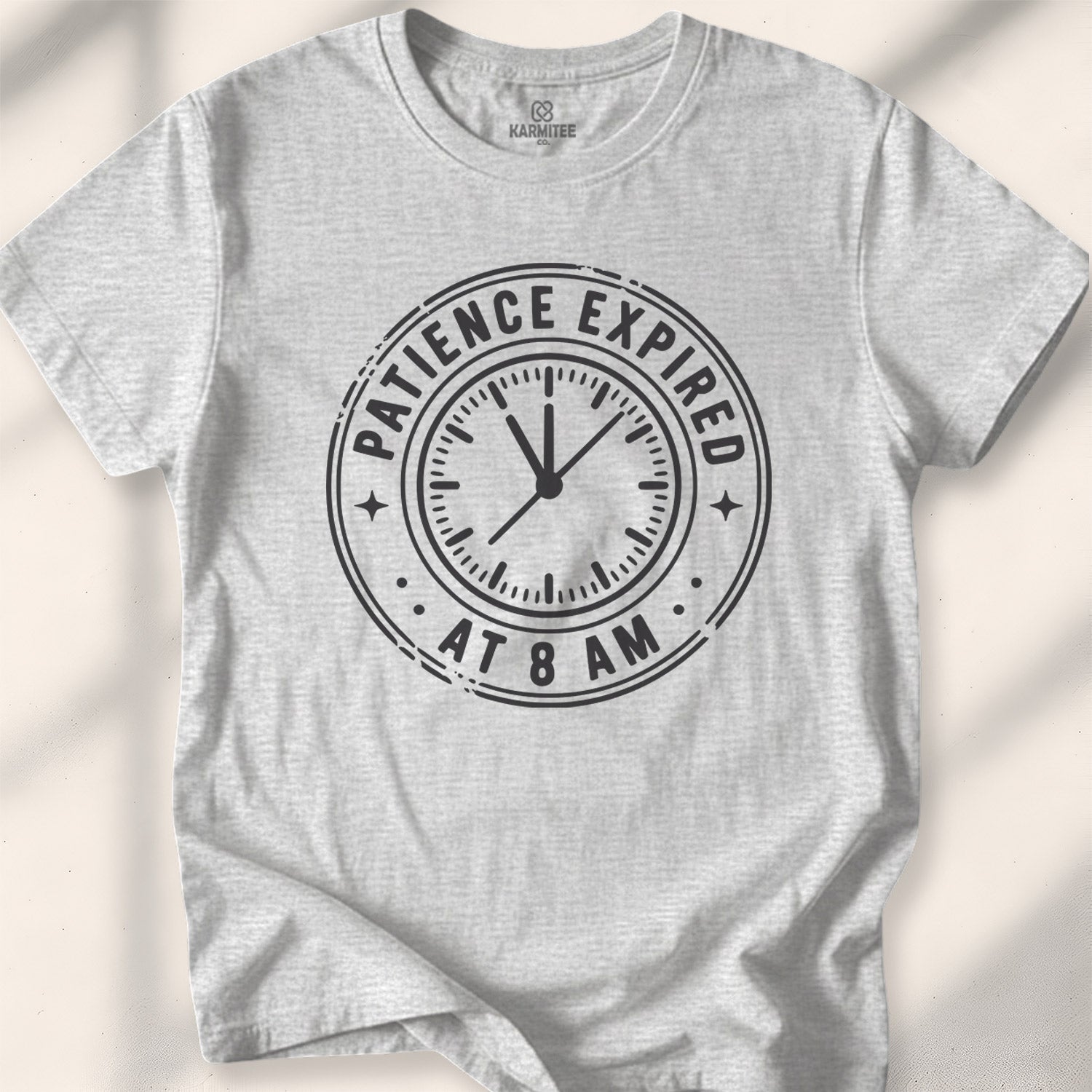 Patience expired at 8 am Tee