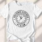 Patience expired at 8 am Tee