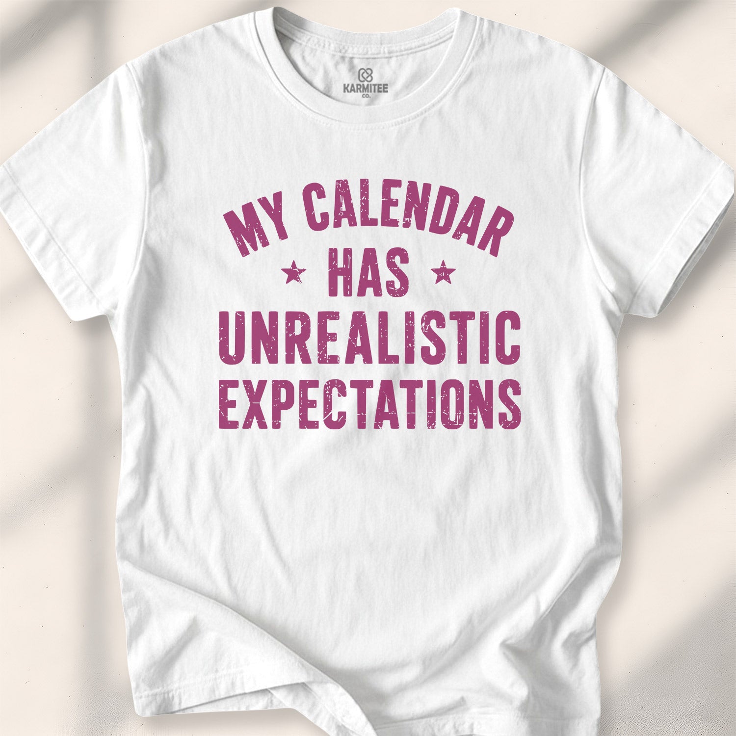 My Calendar Has Unrealistic Expectations Tee