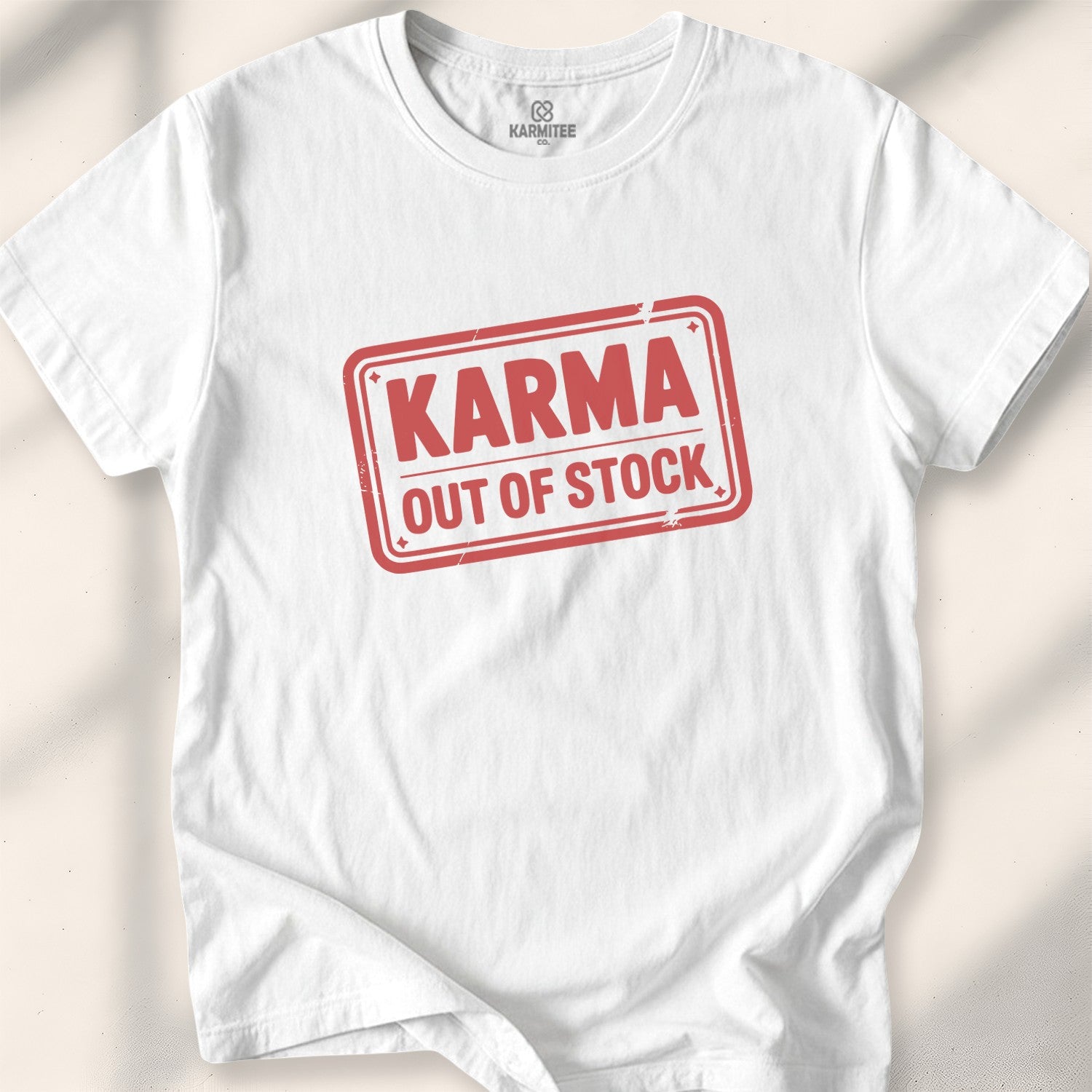 Karma out of stock Tee