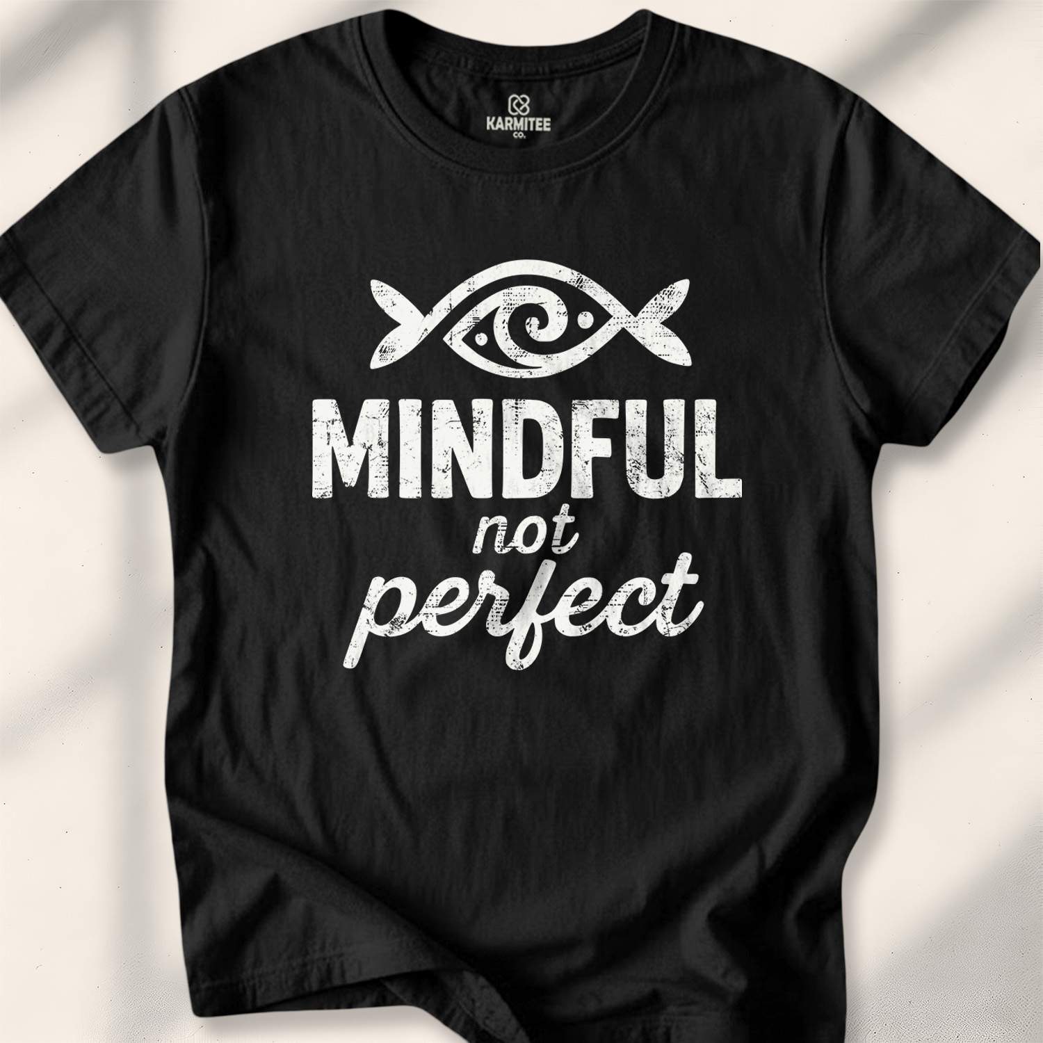Mindful, Not Perfect T-shirt - Black