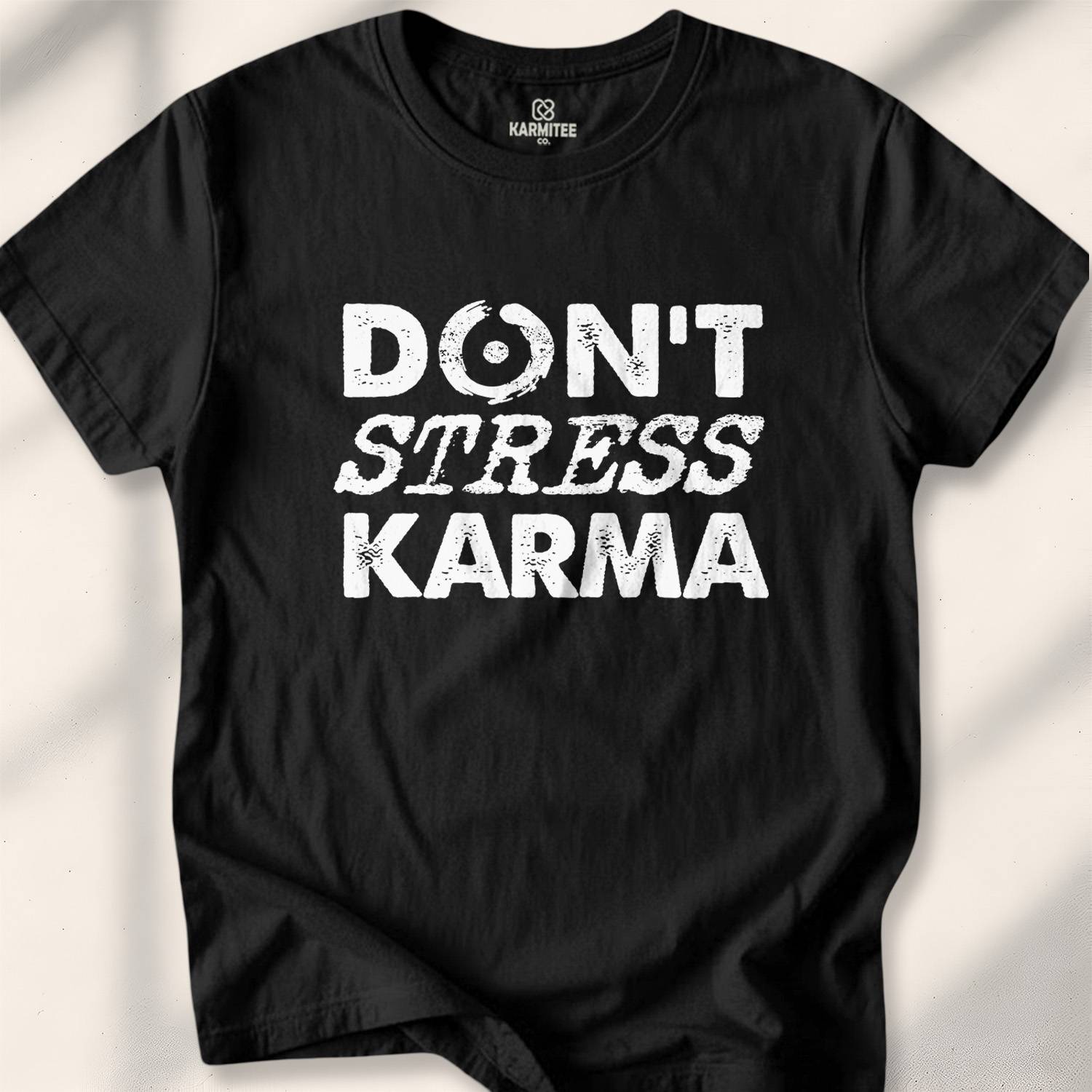 Don’t Stress My Karma T-shirt - Black