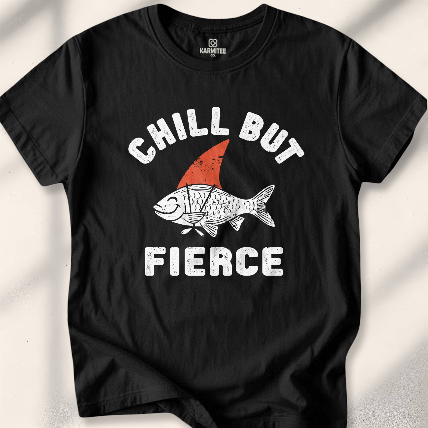 Chill But Fierce T-shirt - Black