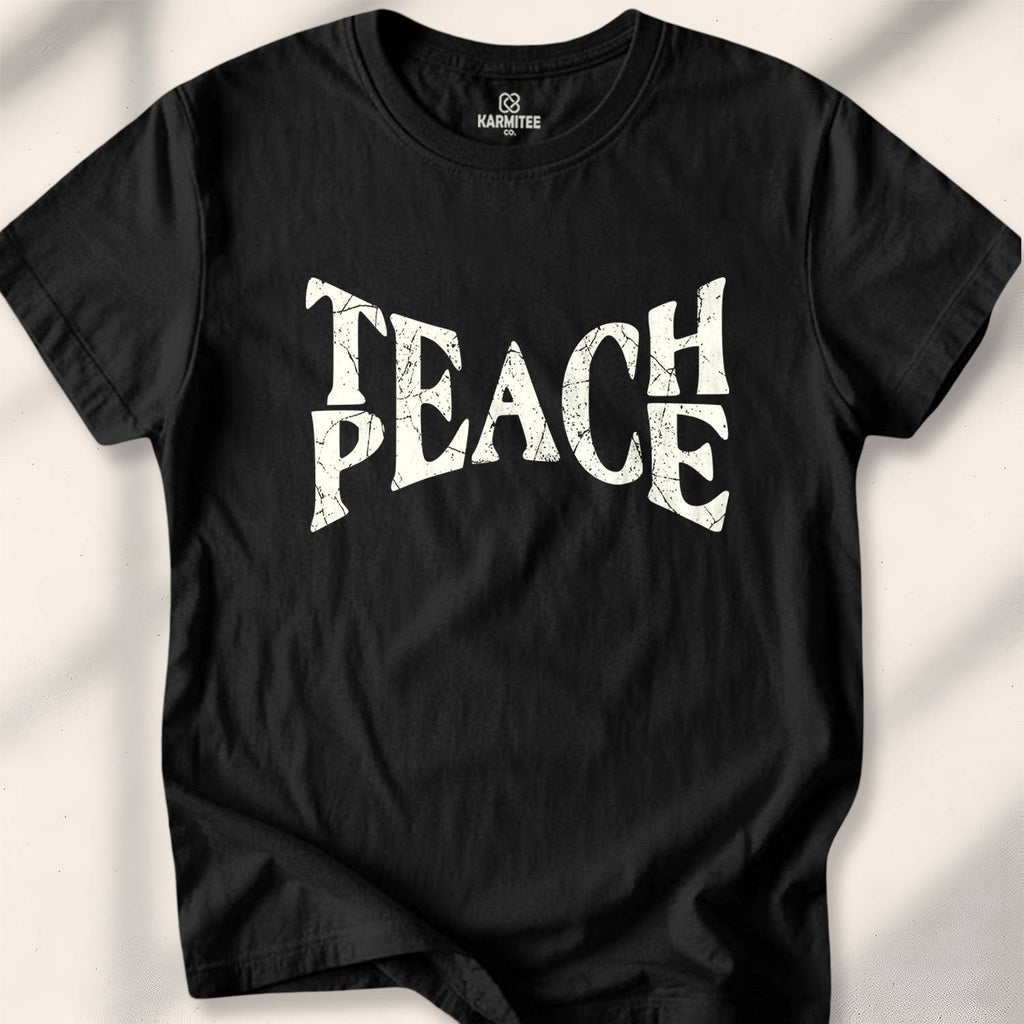 Teach Peace T-shirt - Black