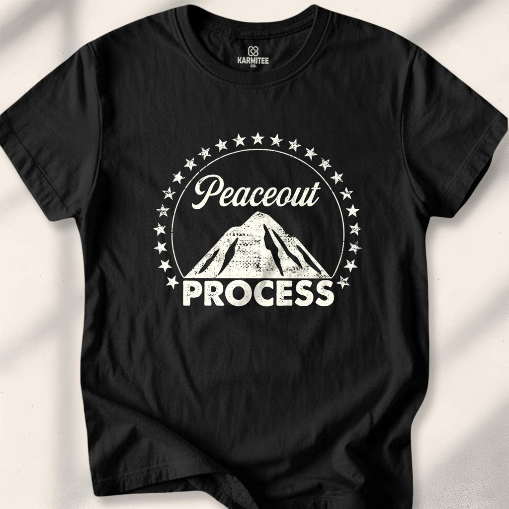 Peaceout Process T-shirt - Black