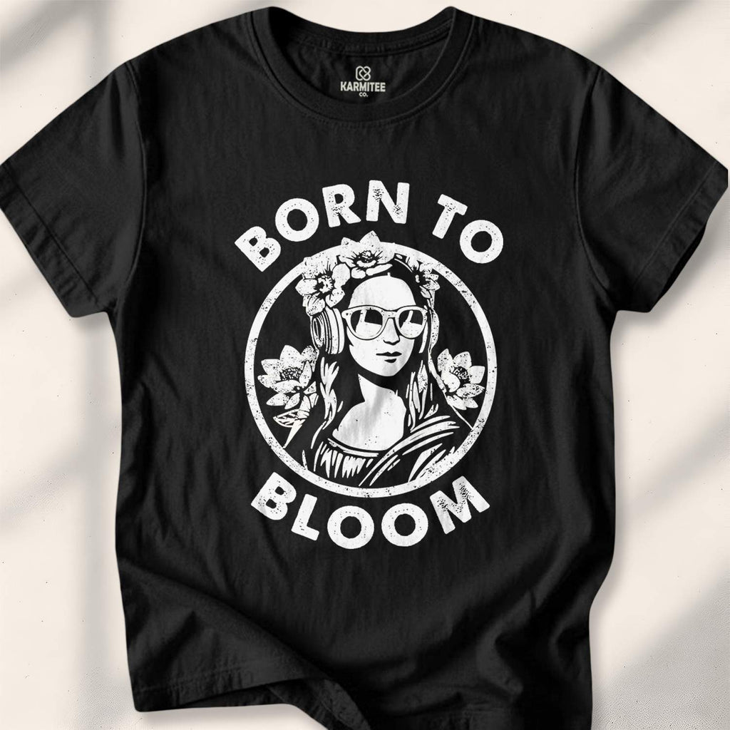 Born To Bloom T-shirt - Black