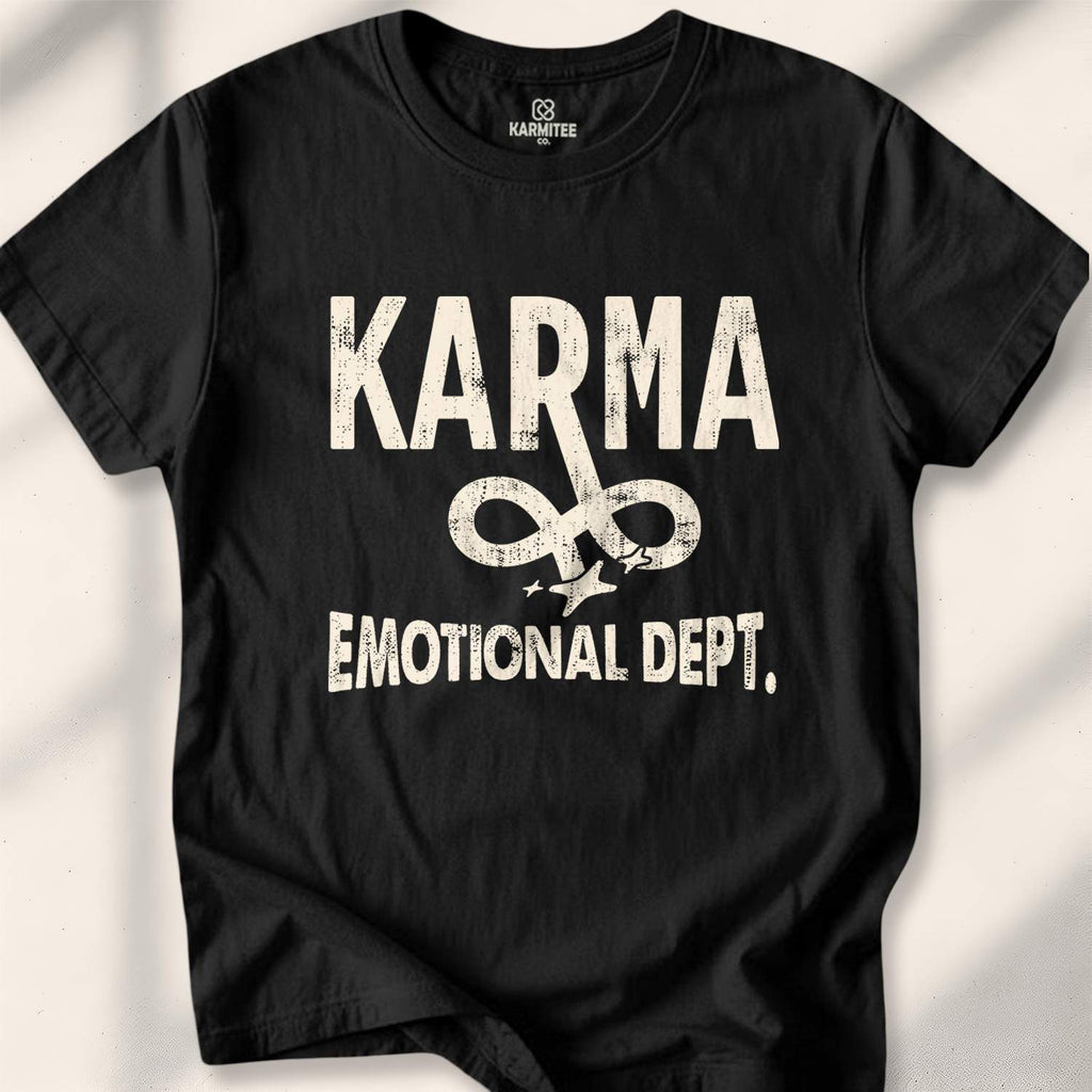 Karma Emotional Dept T-shirt - Black