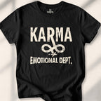 Karma Emotional Dept T-shirt - Black