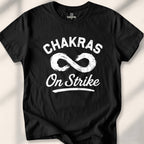 Chakras On Strike T-shirt - Black