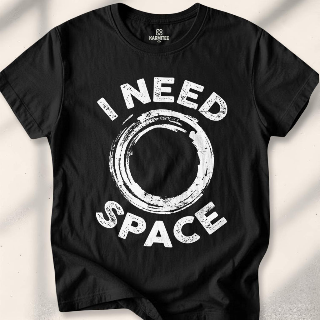 I Need Space T-shirt - Black