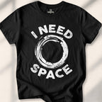 I Need Space T-shirt - Black