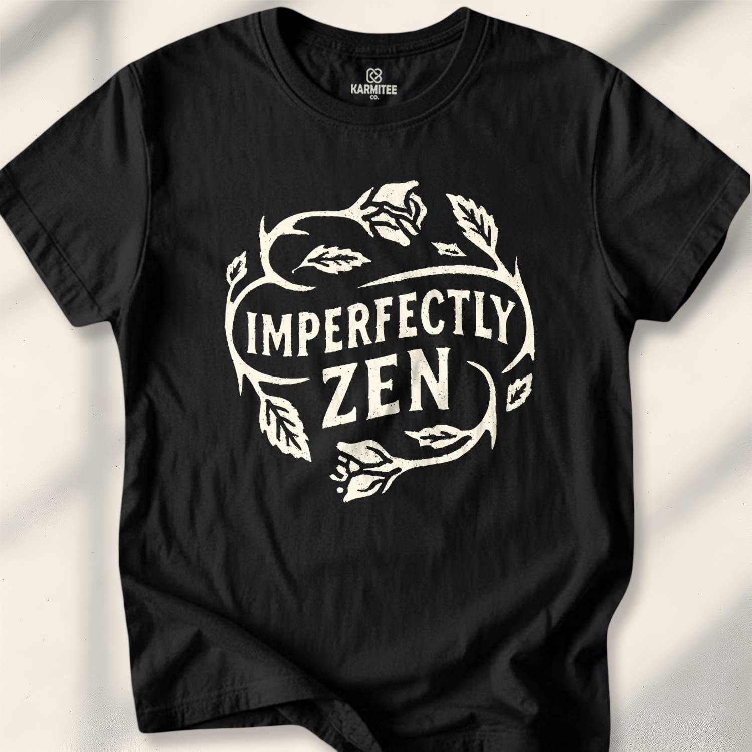 Imperfectly Zen T-shirt - Black