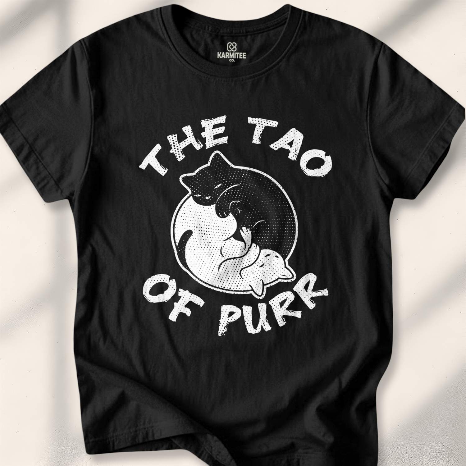 The Tao Of Purr T-shirt - Black