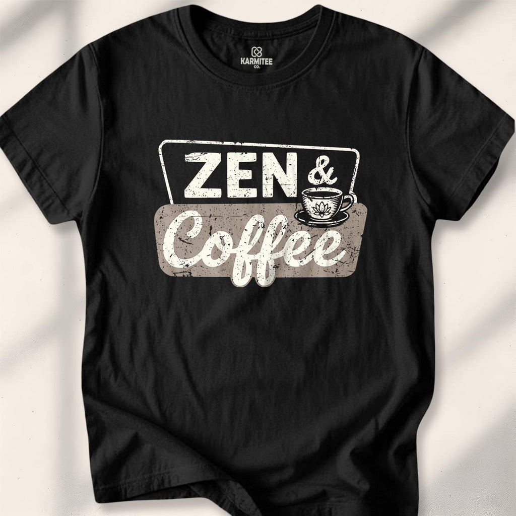 Zen E Coffee T-shirt - Black