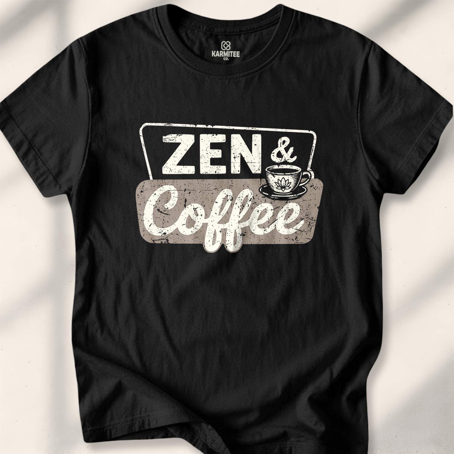 Zen E Coffee T-shirt - Black