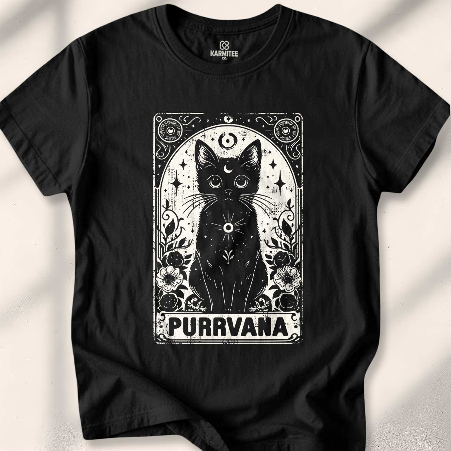 Purrvana T-shirt - Black
