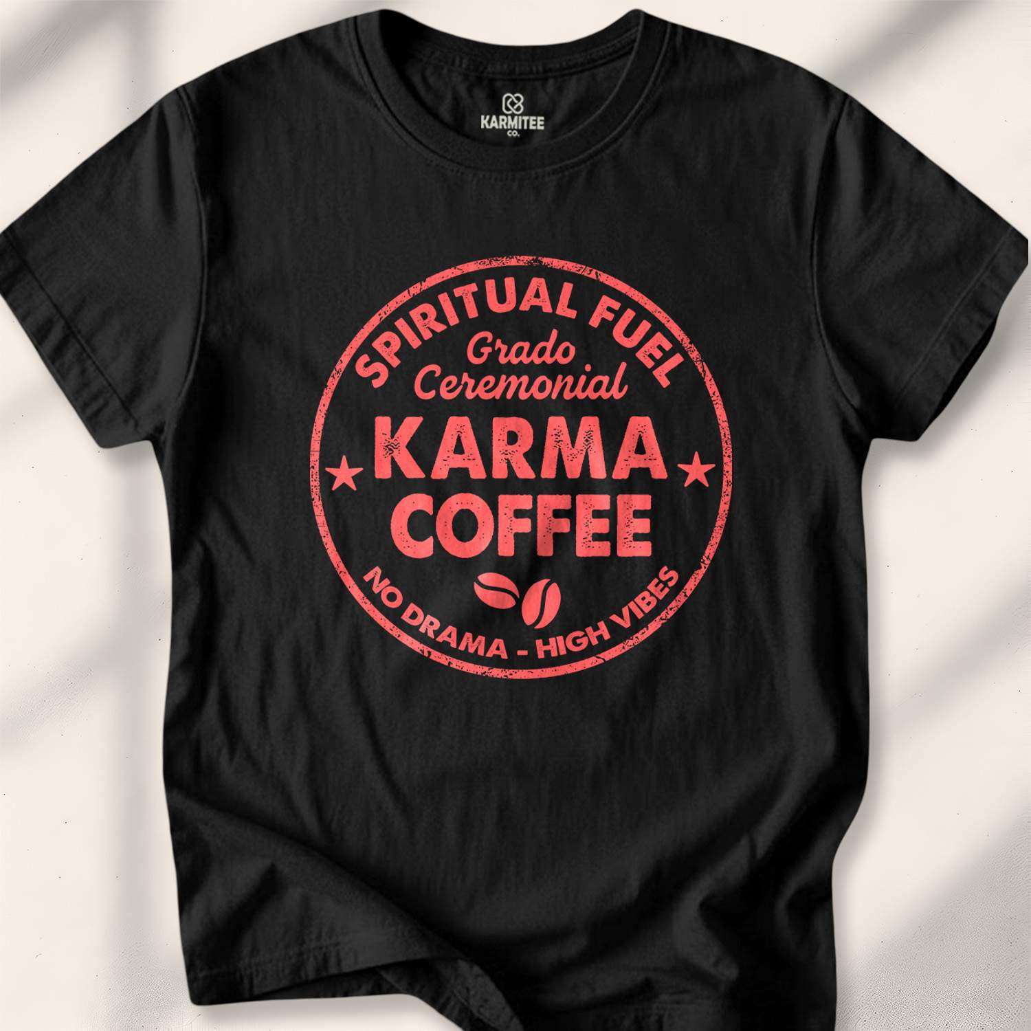 Karma & Coffee T-shirt - Black