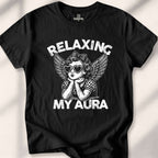 Relaxing My Aura T-shirt - Black