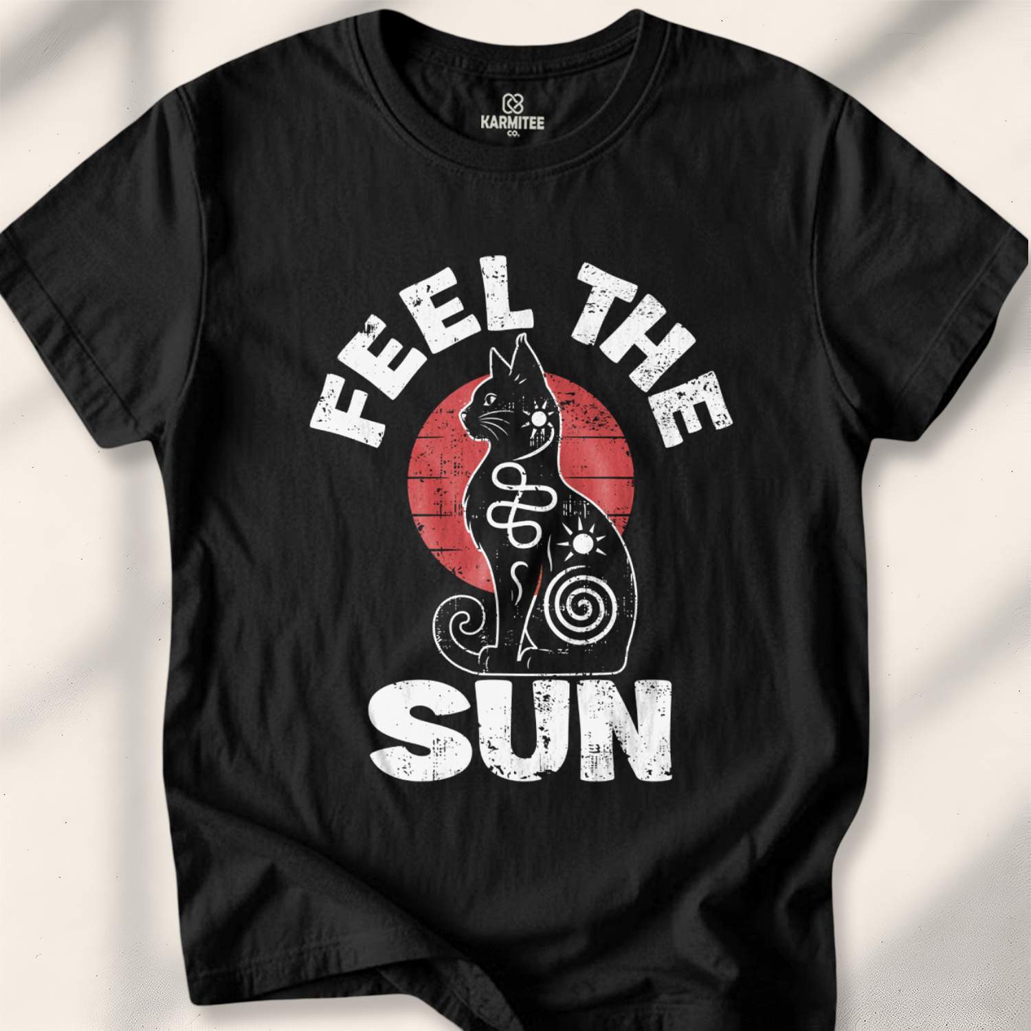 Feel The Sun T-shirt - Black