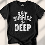 Skip Surface Go Deep T-shirt - Black