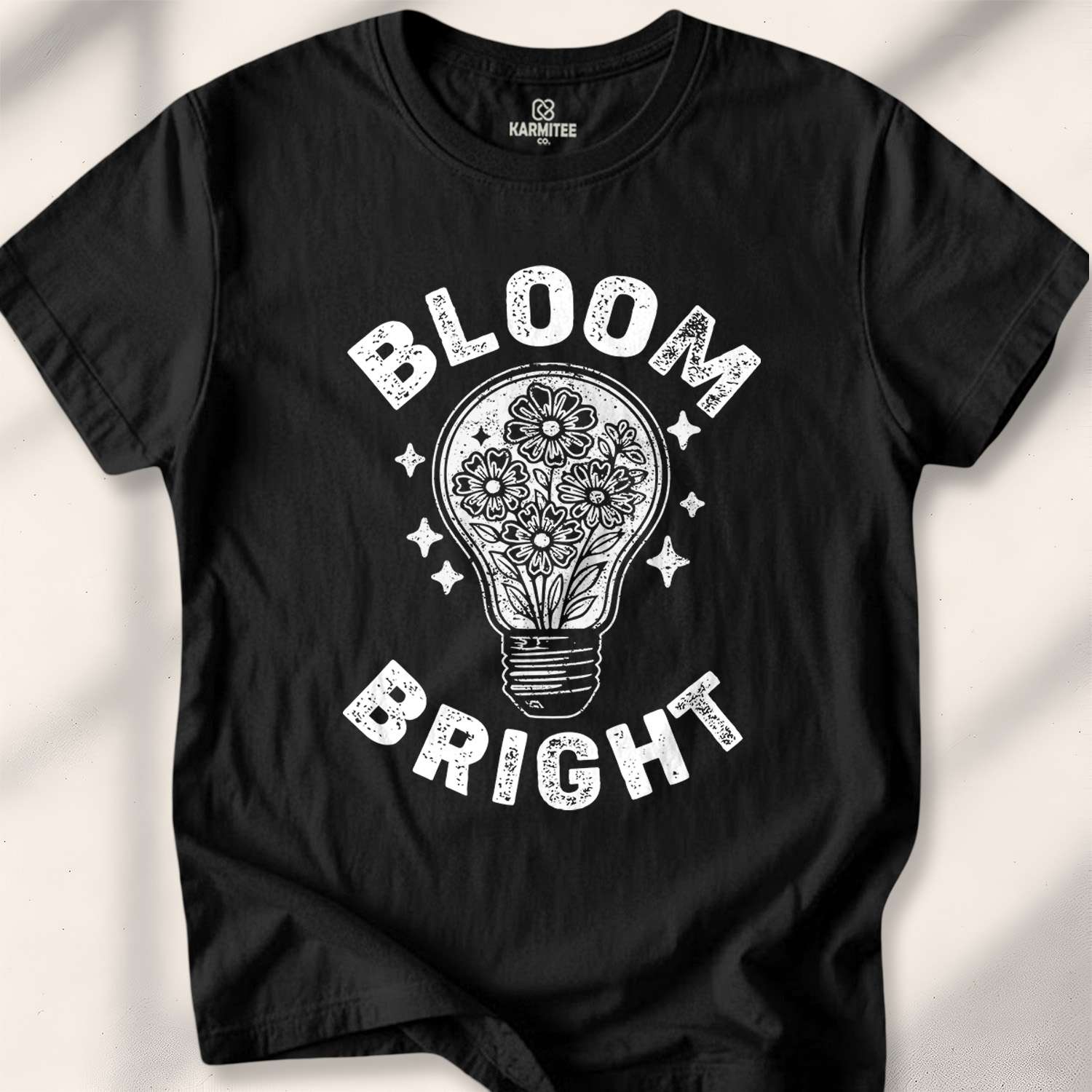 Bloom Bright T-shirt - Black