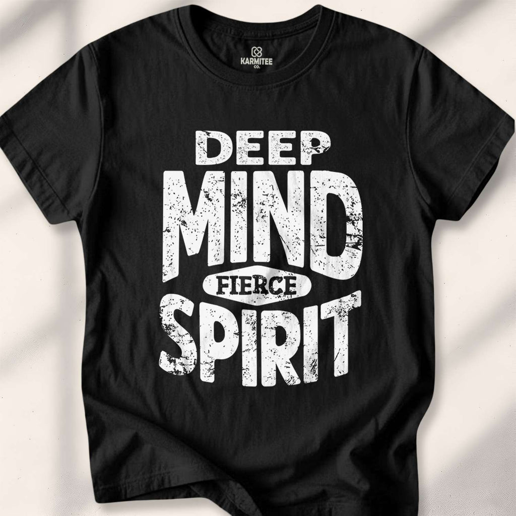 Deep Mind Fierce Spirit T-shirt - Black