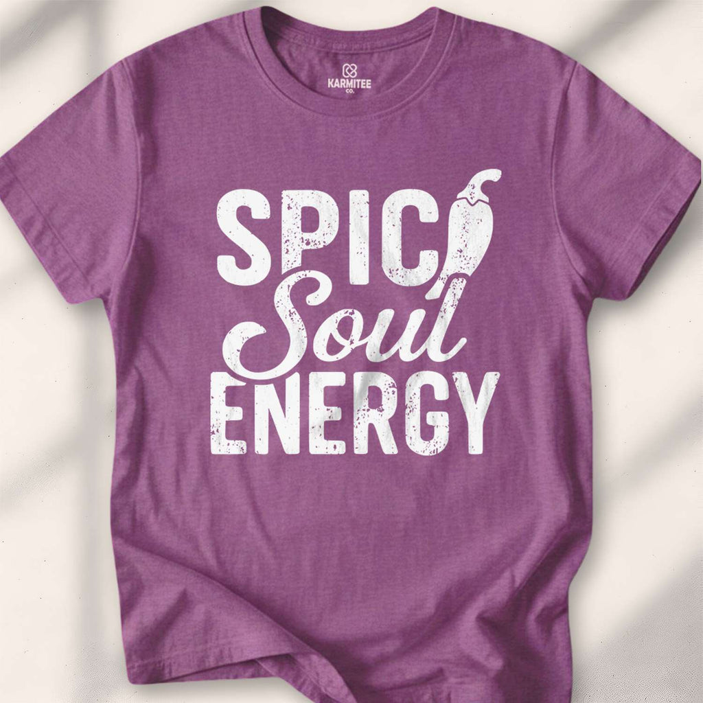 Spicy Soul Energy T-shirt - Heather Maroon