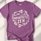 Imperfectly Zen T-shirt - Heather Maroon