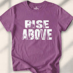 Rise Above T-shirt - Heather Maroon