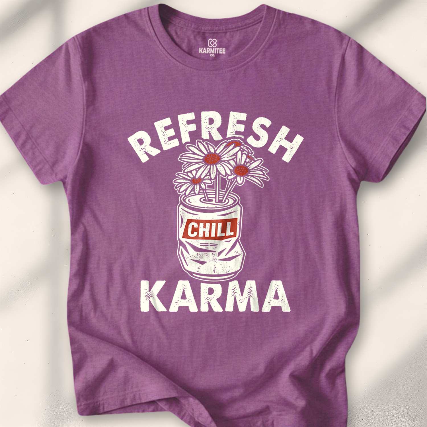 Refresh Karma T-shirt - Heather Maroon