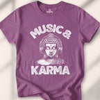 Music & Karma T-shirt - Heather Maroon