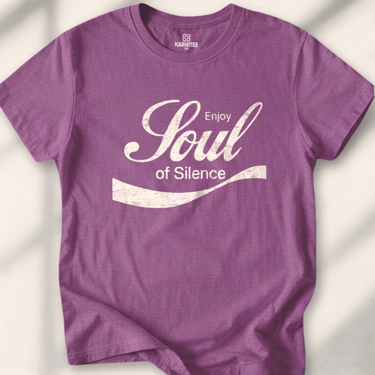 Enjoy Soul Of Silencce T-shirt - Heather Maroon
