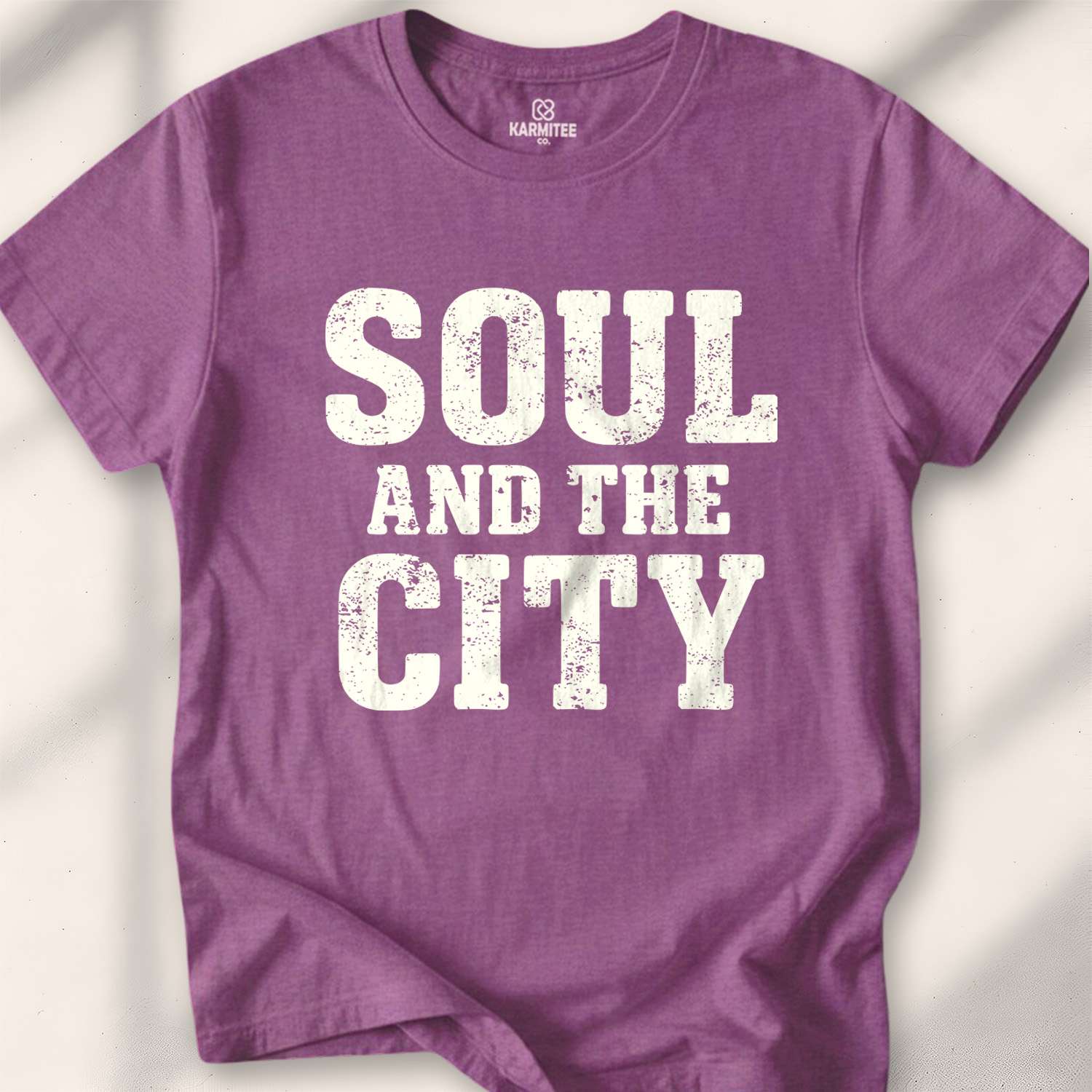 Soul And The City T-shirt - Heather Maroon