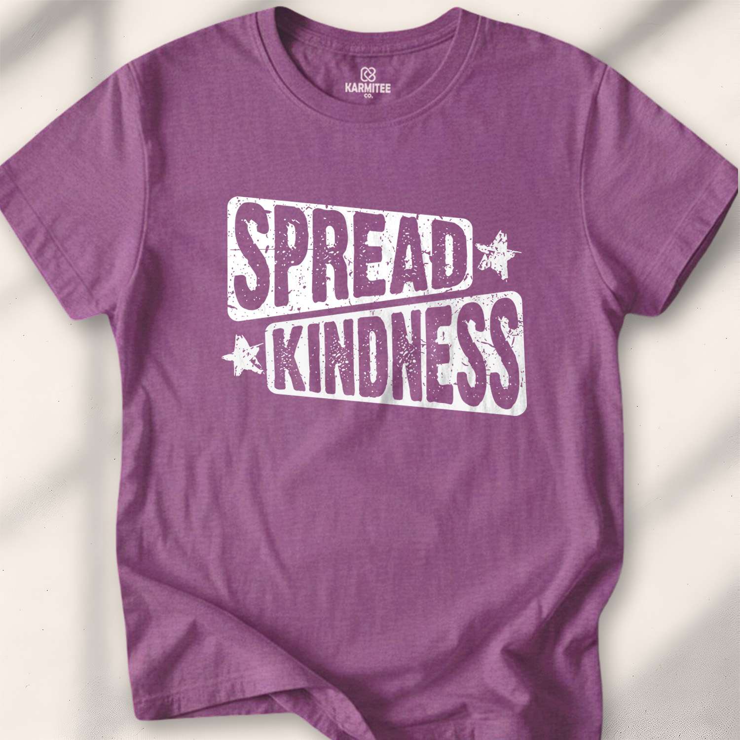 Spread Kindness T-shirt - Heather Maroon
