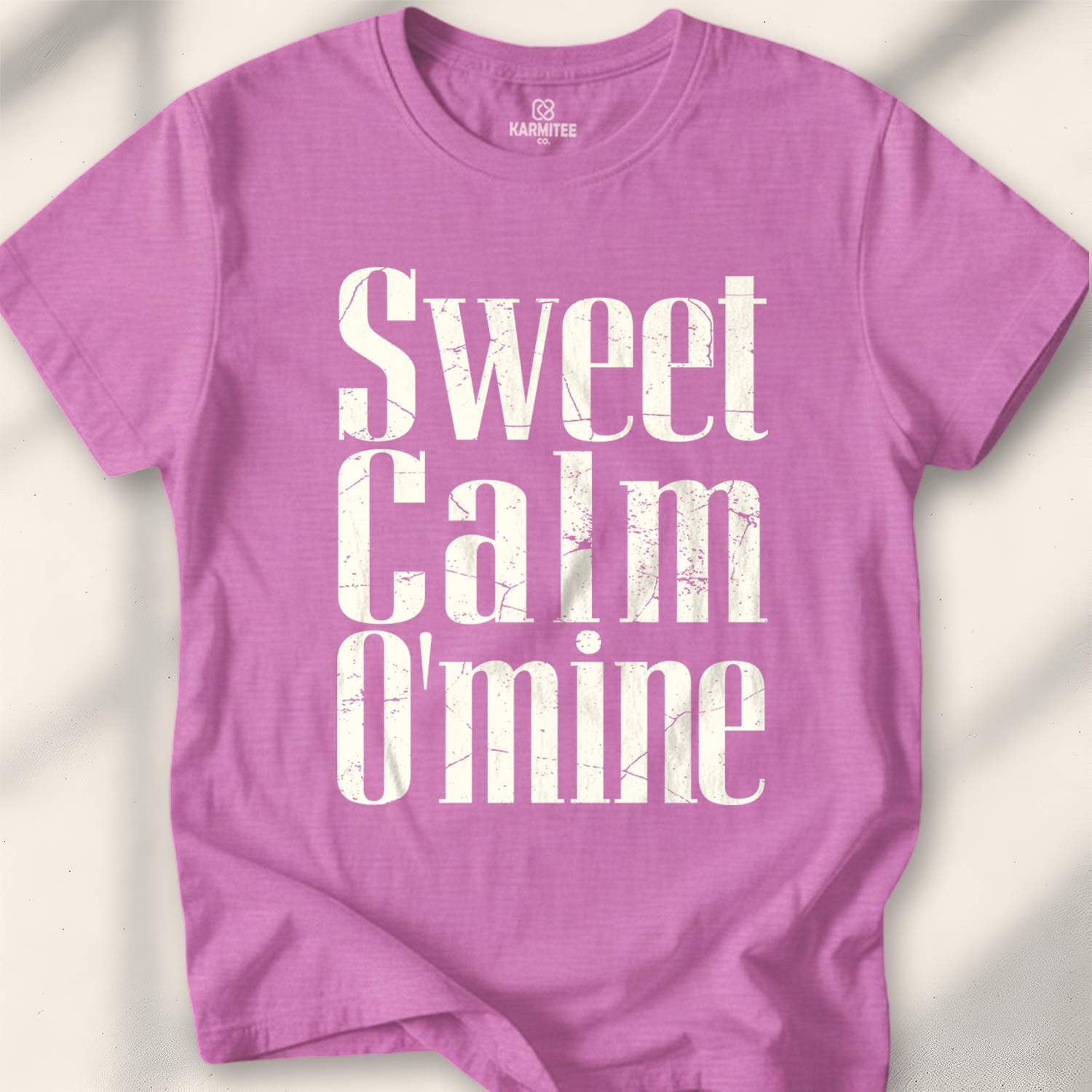 Sweet Calm O’ Mine T-shirt - Heather Radiant Orchid