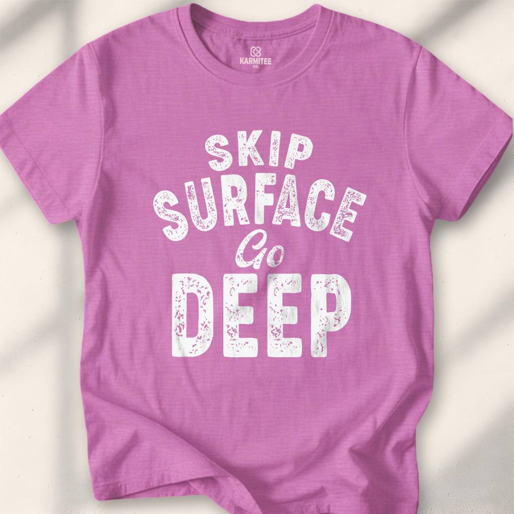Skip Surface Go Deep T-shirt - Heather Radiant Orchid
