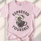 Espresso Yourself T-shirt - Light Pink