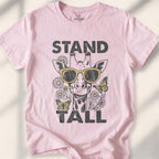 Stand Tall T-shirt - Light Pink