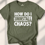 How Do I Uninstall Chaos T-shirt - Military Green