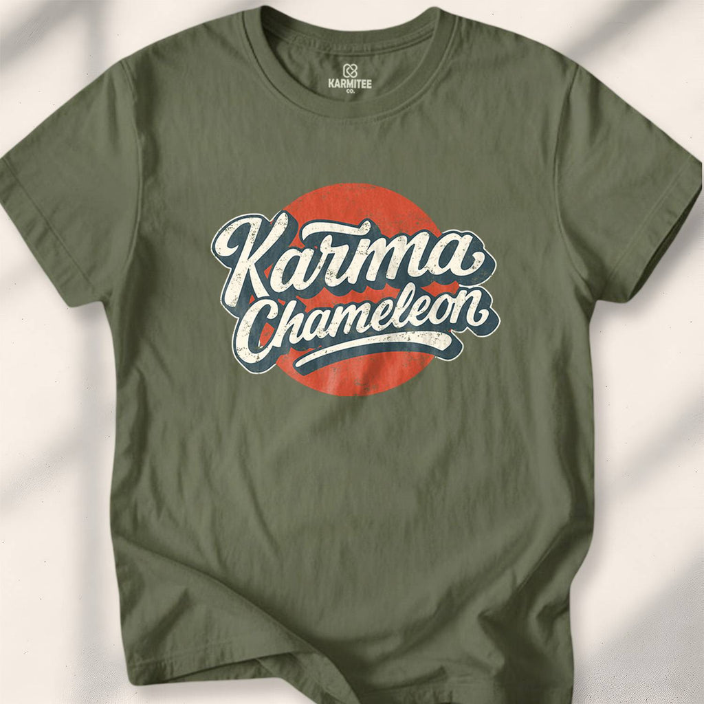 Karma Chameleon T-shirt - Military Green